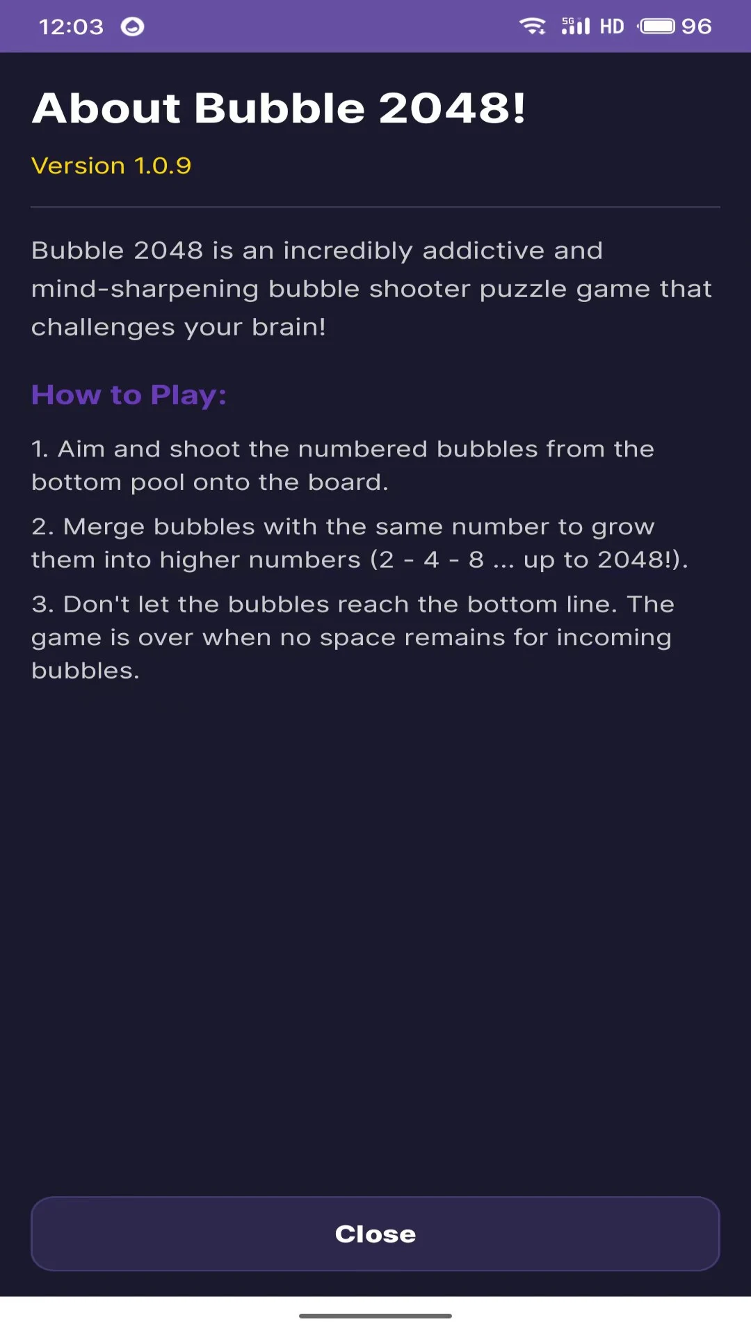 2048 Bubble: Number Merge Ball screenshot
